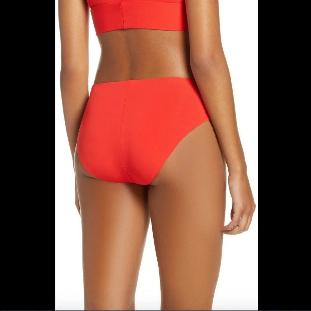 NWT‎ $74 Robin Piccone Ava High Waist Bikini Bottom